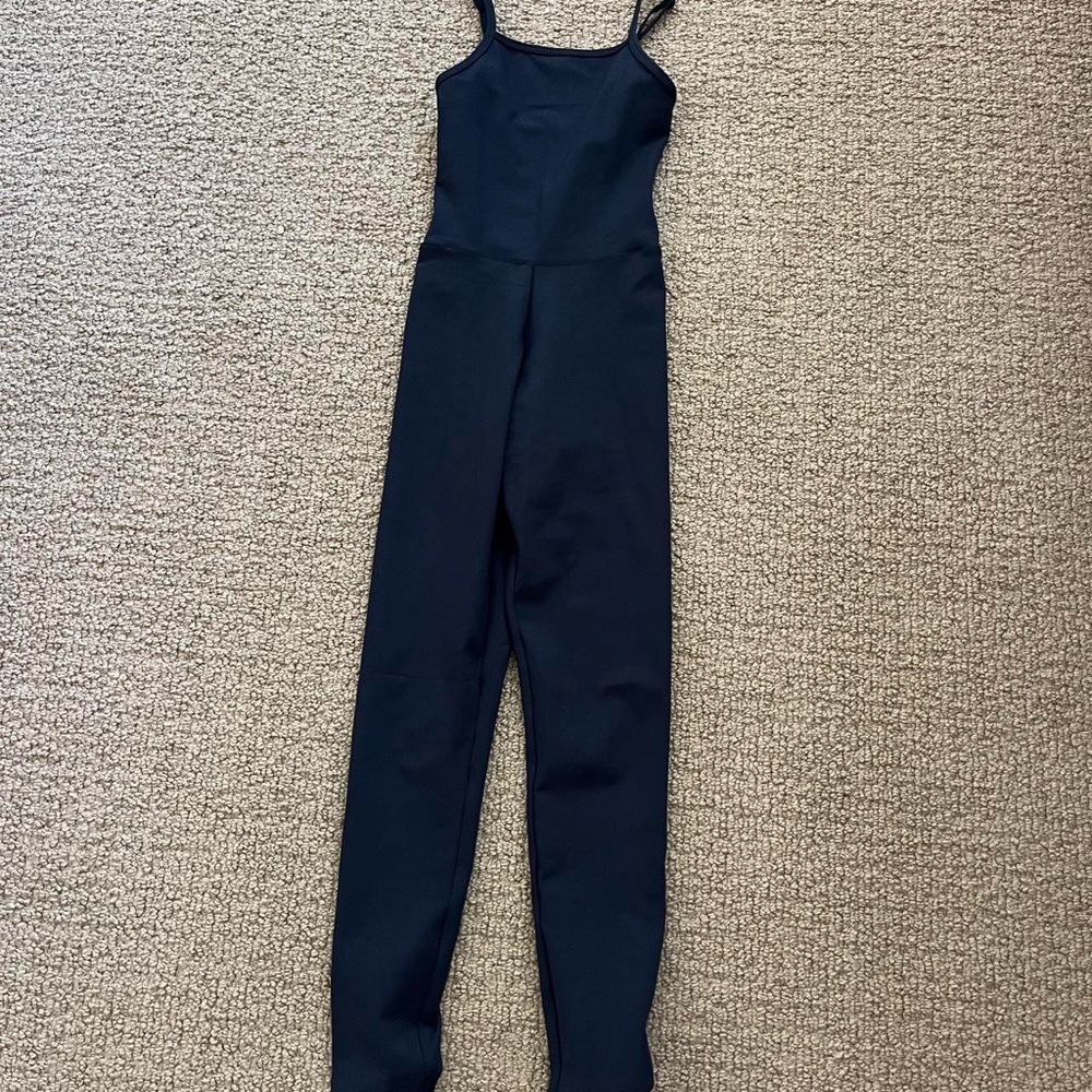 Girlfriend Collective Navy Jumpsuit